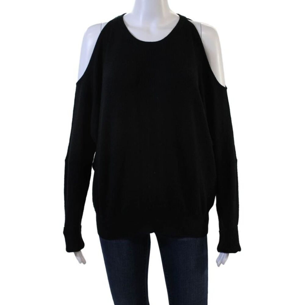 Tamara Mellon Womens Cashmere Pullover Sweater Black Size S